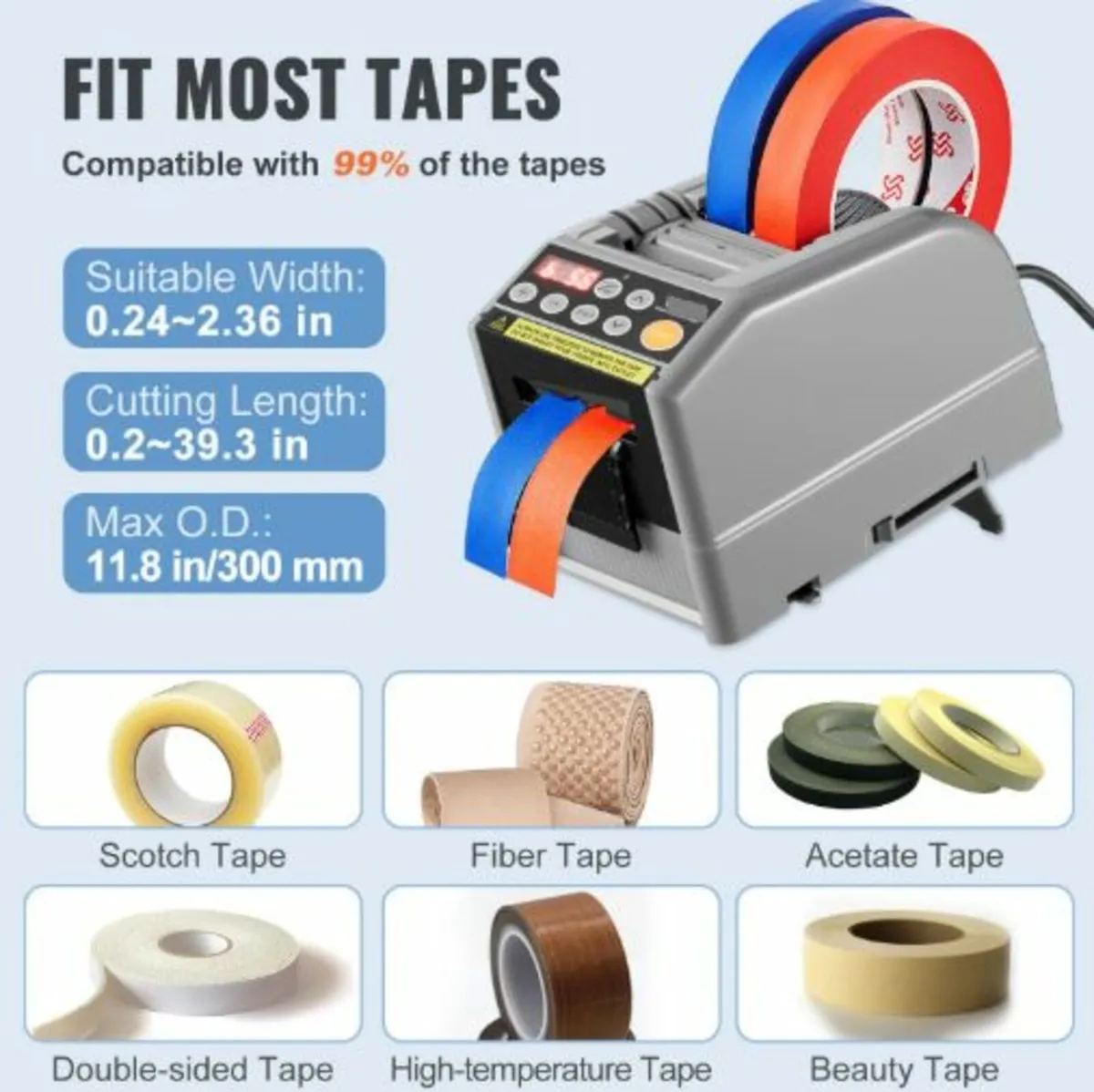 Zcut-9 Automatic Tape Dispenser Adhesive Electric - Image 2