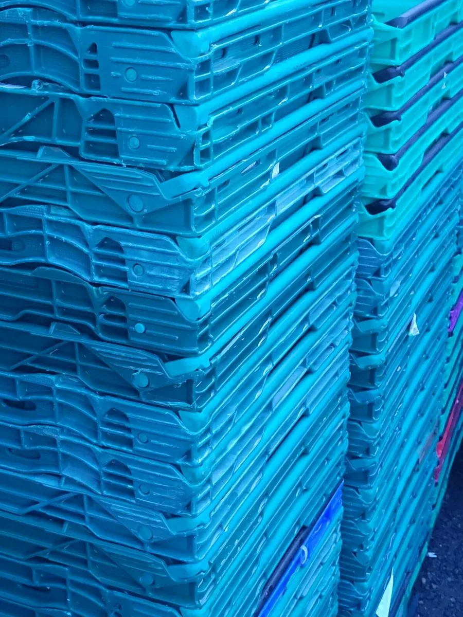 Storage stacking crates 1e each great condition an - Image 1