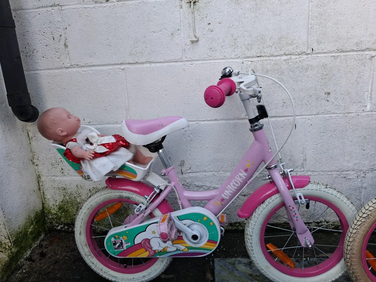 Girls 14inch bike - Image 4