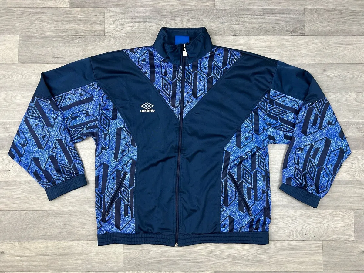 Vintage 90s Umbro Track Jacket Mens Large - Image 1