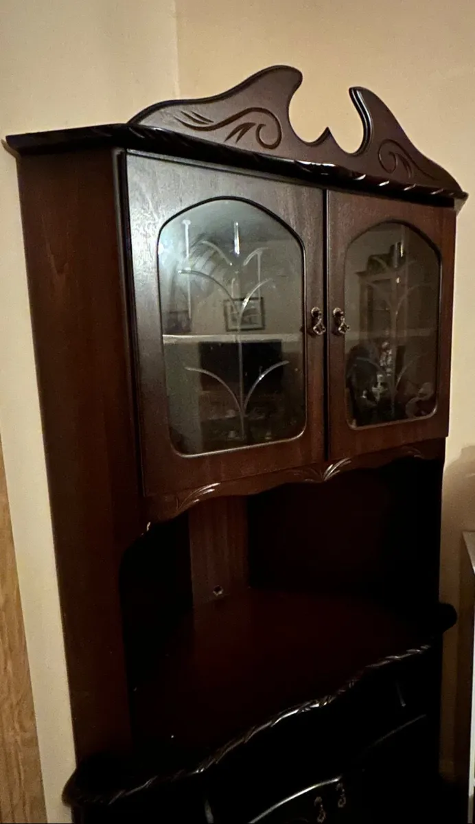 Glass Cabinet TV Stand - Image 1