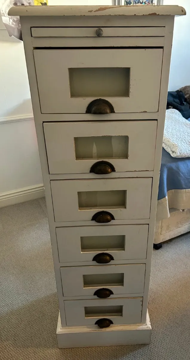 Tall Narrow Storage Unit with Drawers - Image 3