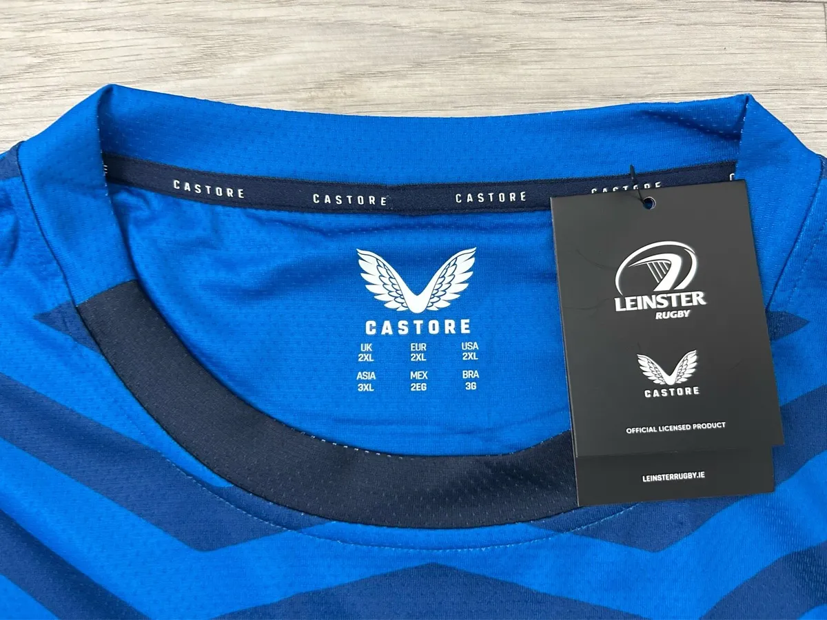NEW Castore Leinster Rugby Long Sleeve Jersey XXL - Image 4