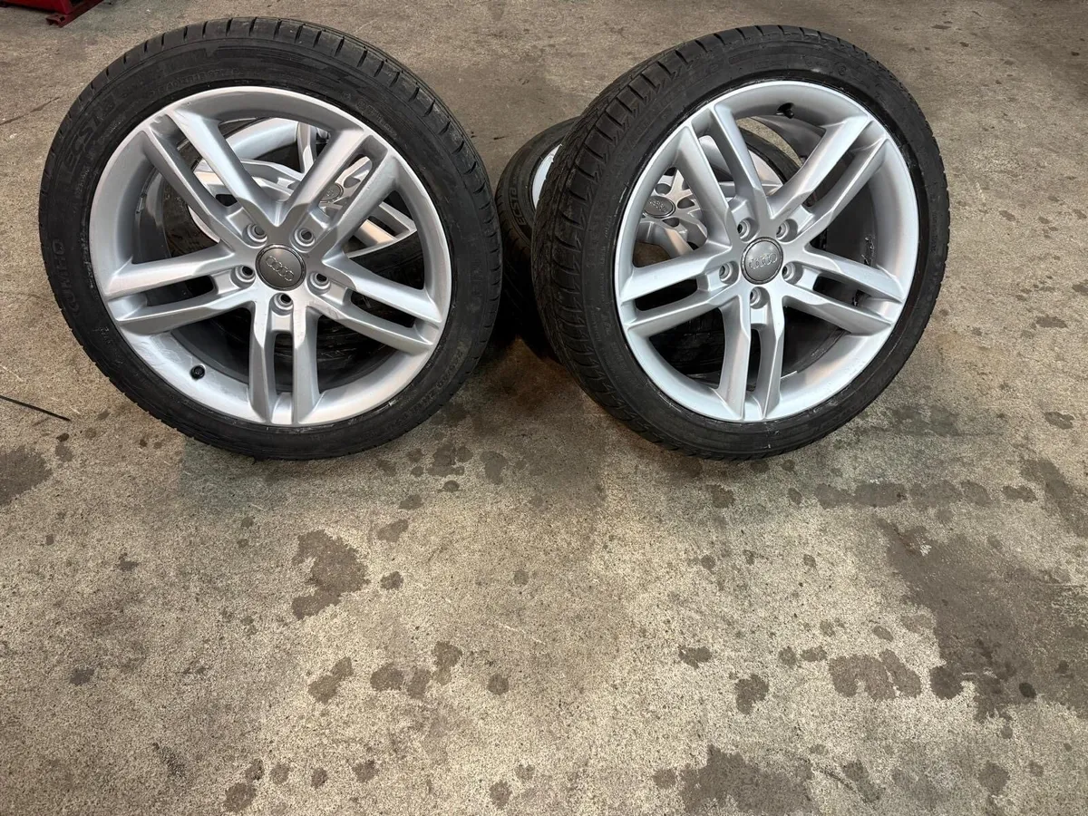 Audi Alloy Wheels & Tyres 245/40/18 - Image 2