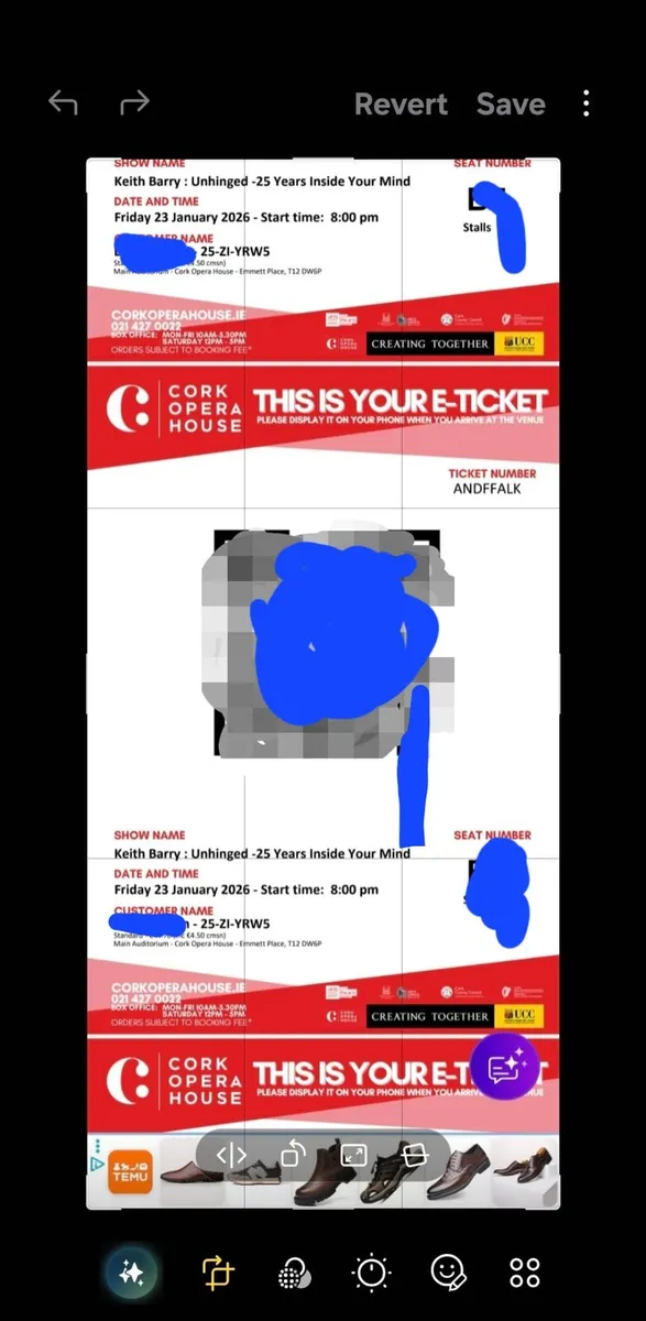 Keith Barry Tickets x 4