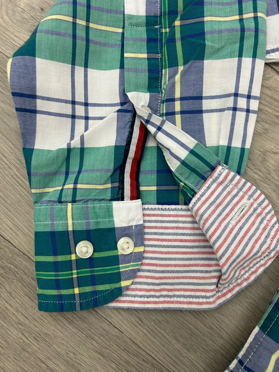 Tommy Hilfiger Button Down Check Shirt Mens XL - Image 3