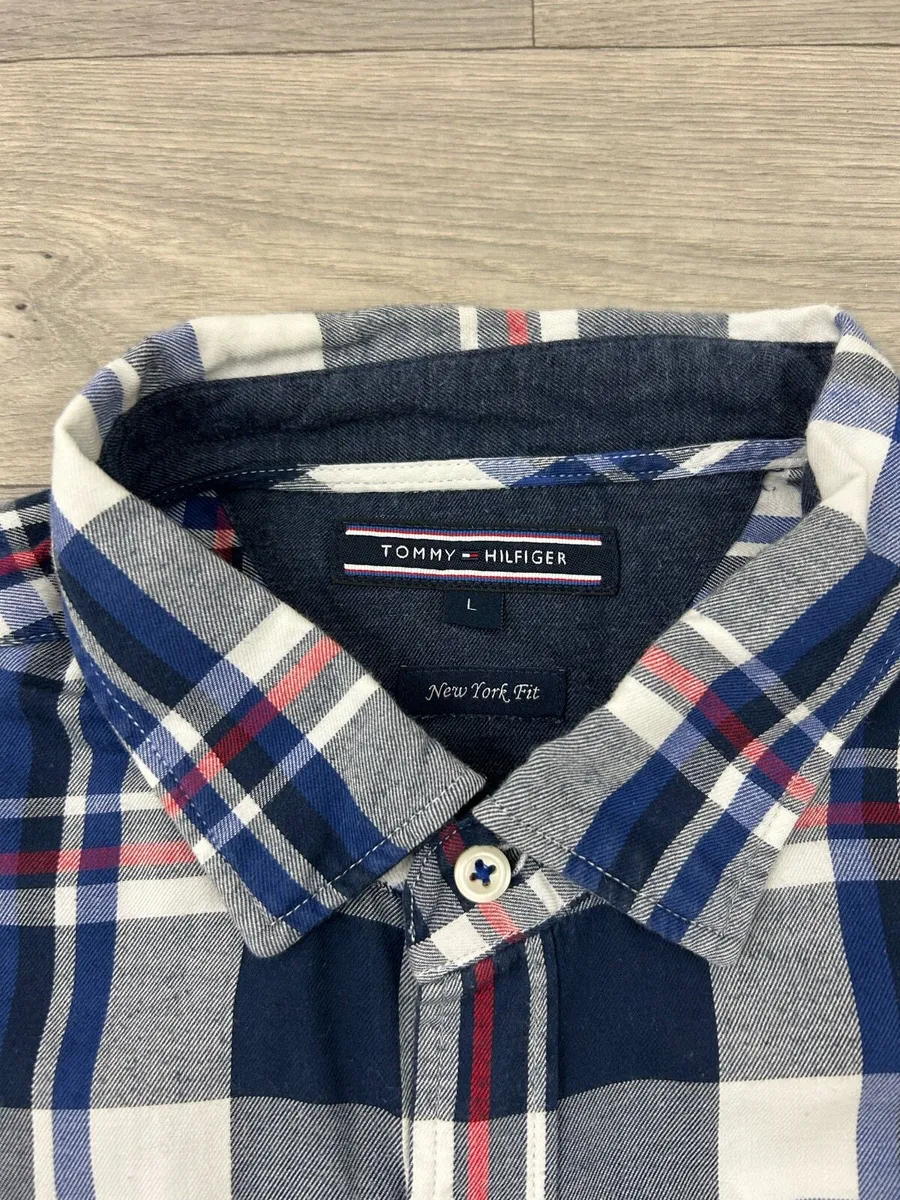 Tommy Hilfiger Button Down Check Shirt Mens Large - Image 4