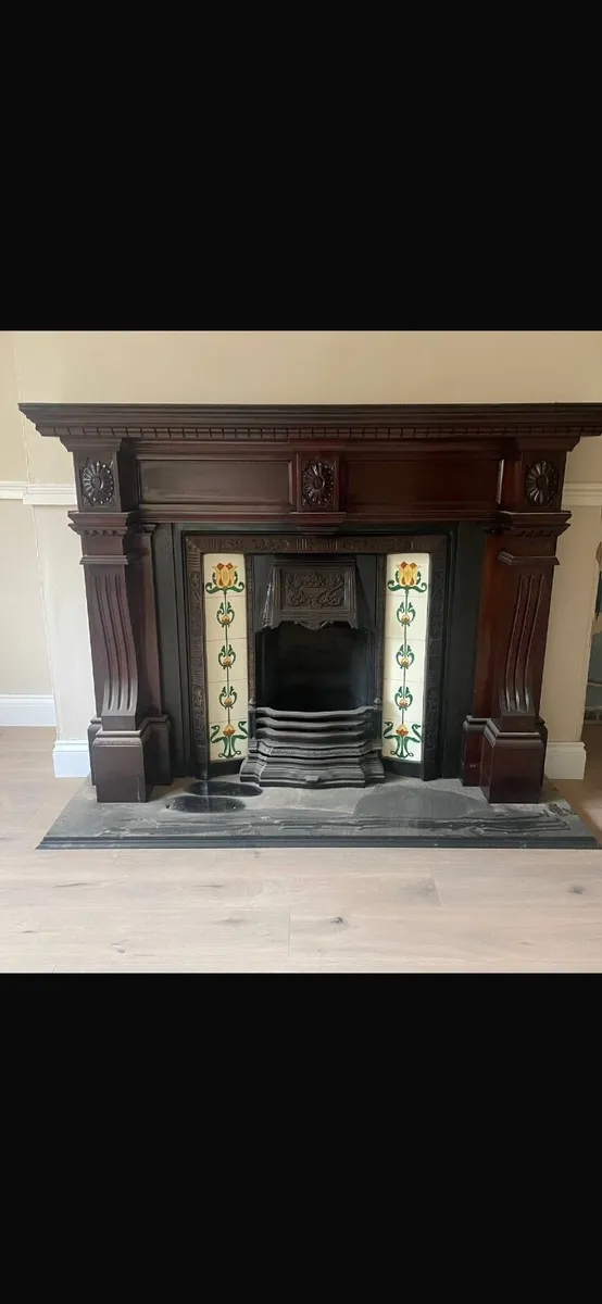 Fireplace and surround