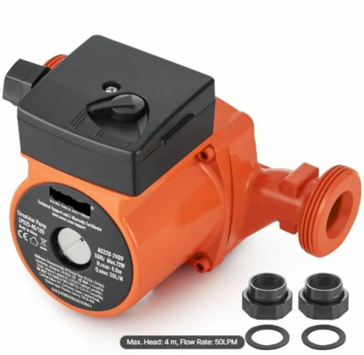 LPS25-4S-180 Hot Water Recirculating Pump, 220V, - Image 1