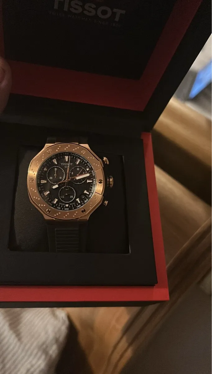 Tissot Rose Gold Men’s Watch - Image 1