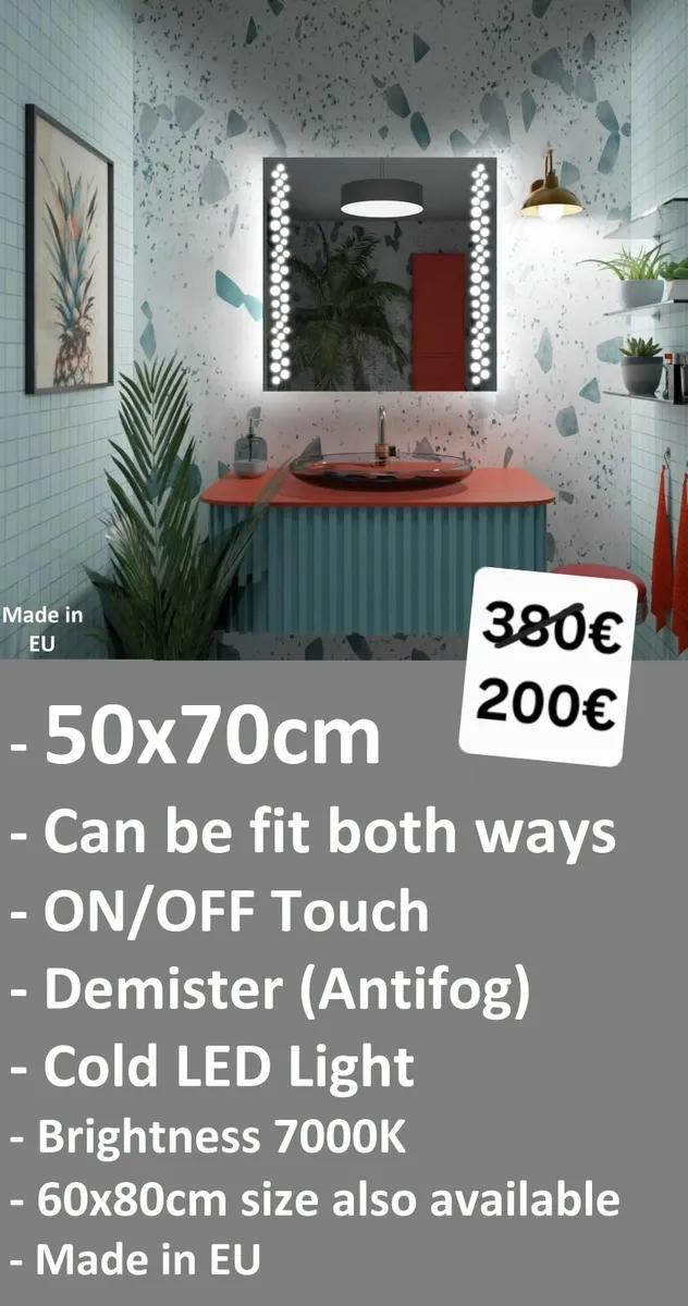 LED Bathroom Mirror - Image 1