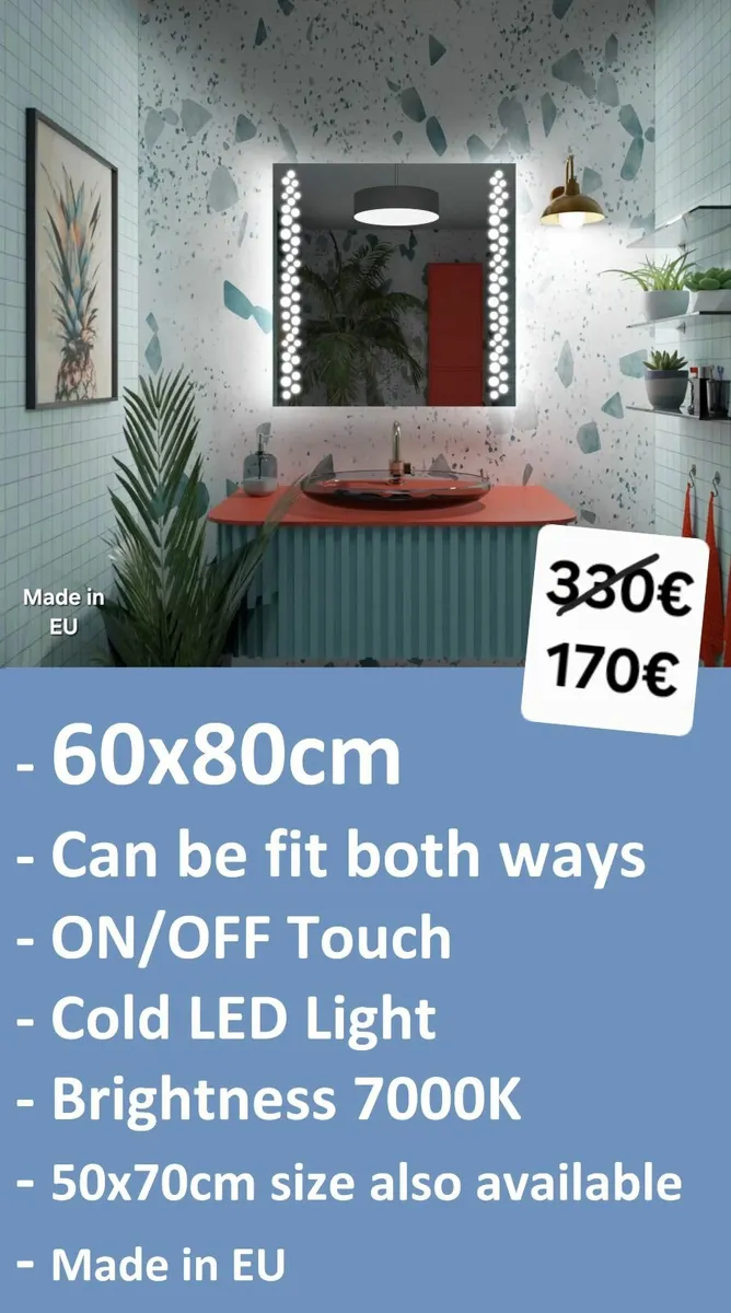LED Bathroom Mirror - Image 1