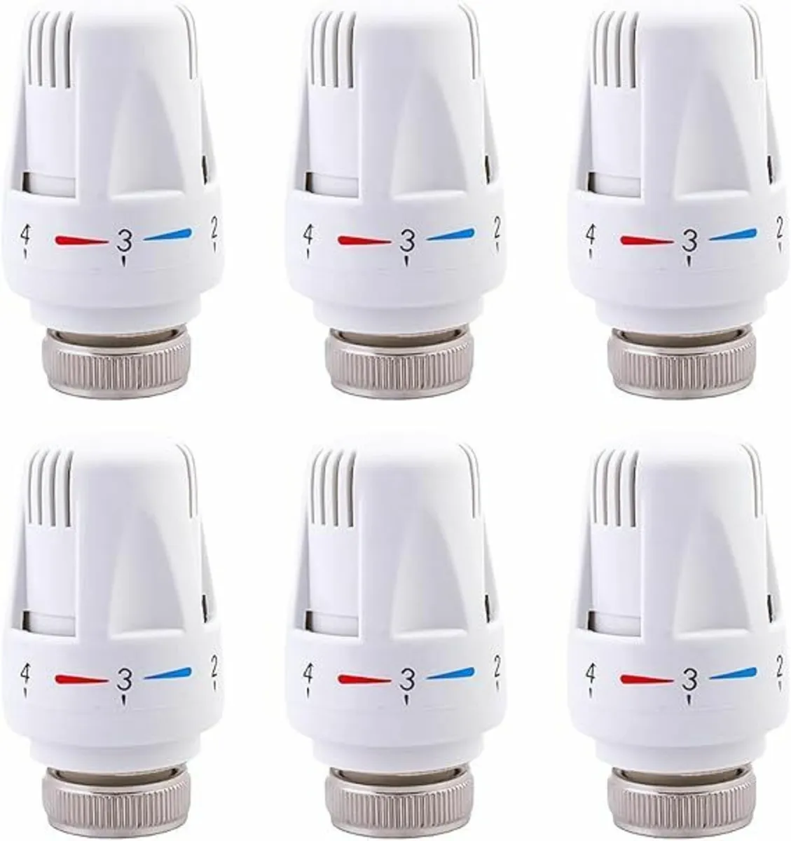 Trv Thermostatic Radiator Valve, 6 Pieces Thermost - Image 2