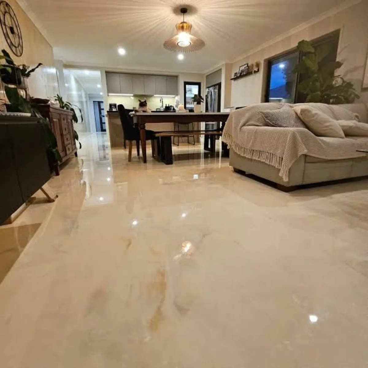 Concrete floors