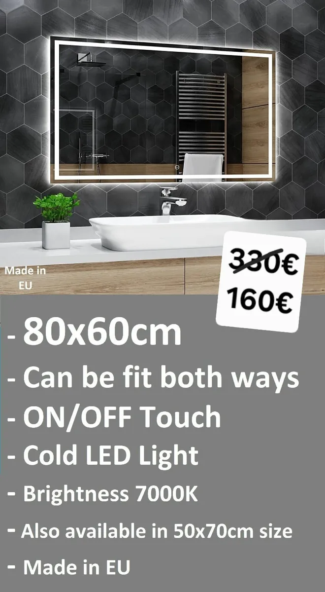 LED Bathroom Mirror - Image 1