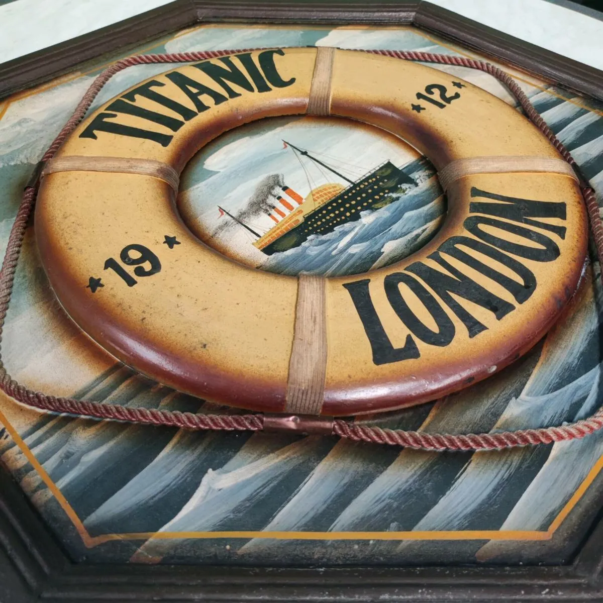 Vintage Titanic painting memorabilia🚚 - Image 2
