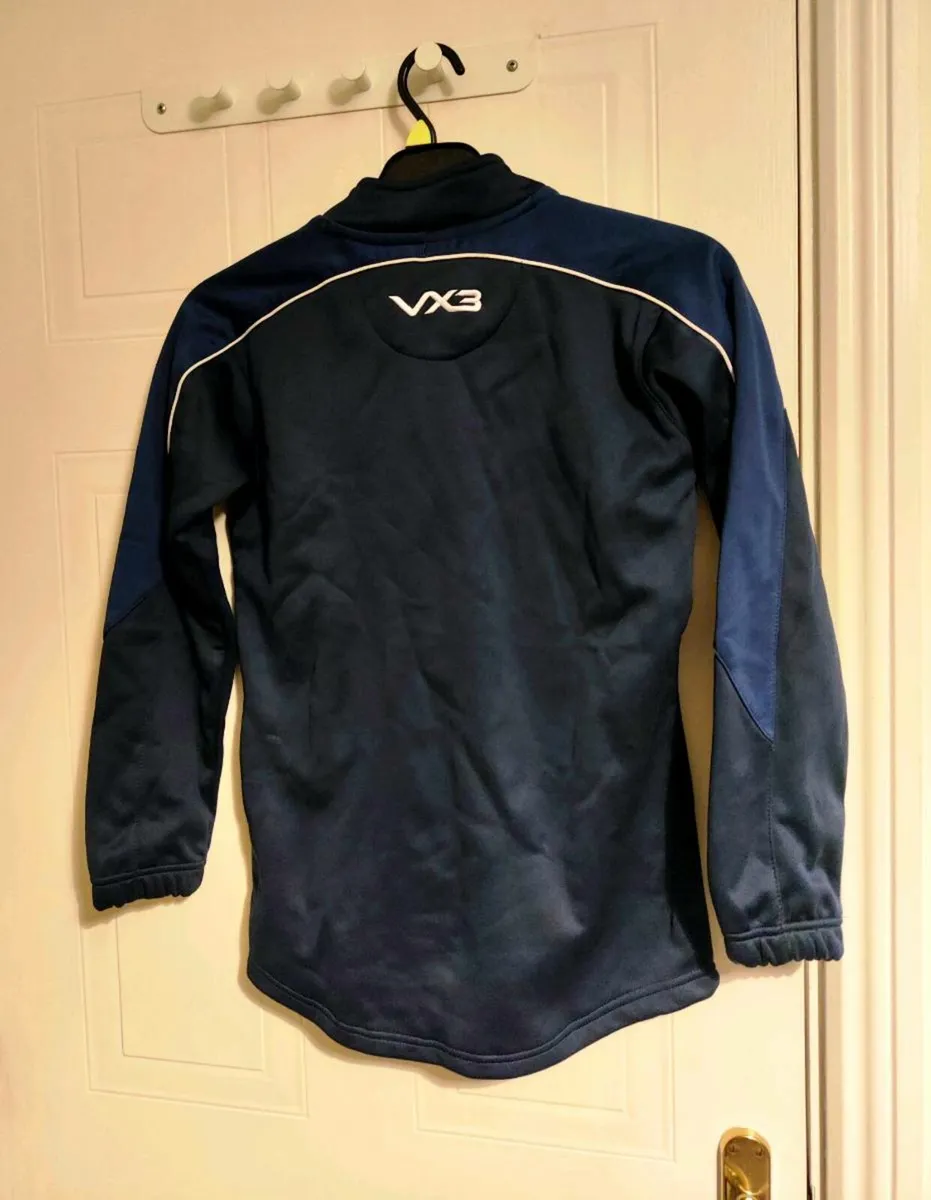 VX3 Navy Quarter-Zip Pullover – Size 8 – “INVICTA” - Image 2