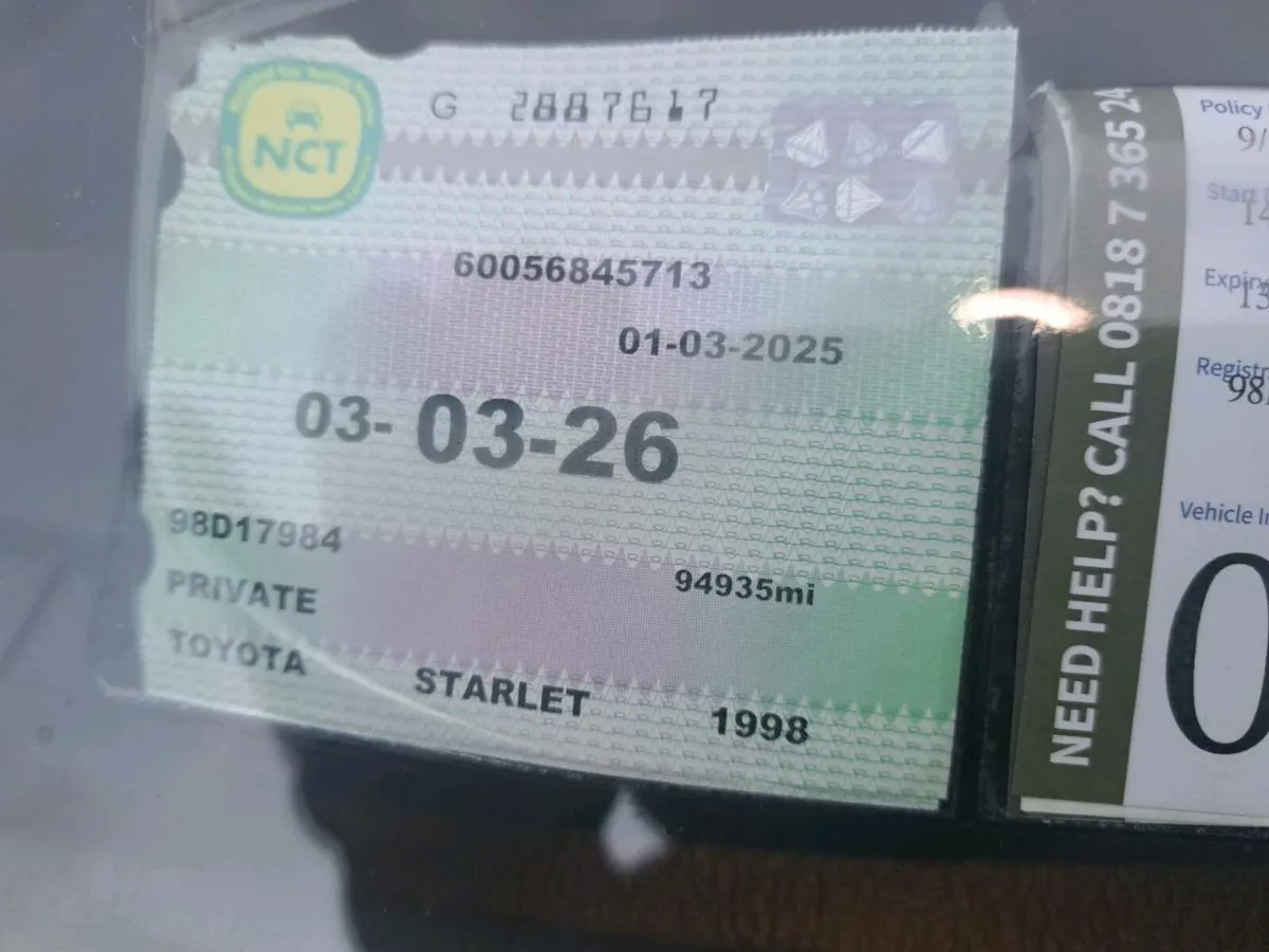 1998 toyota starlet 1.3 nct 03 26 - Image 4