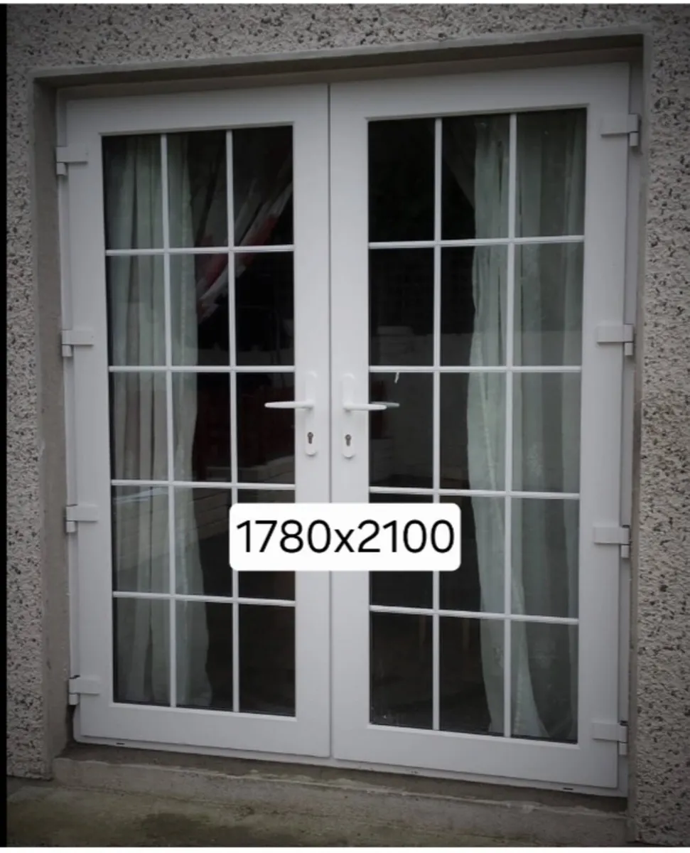 ✴️ HIGH QUALITY PVC FRENCH DOUBLE DOORS