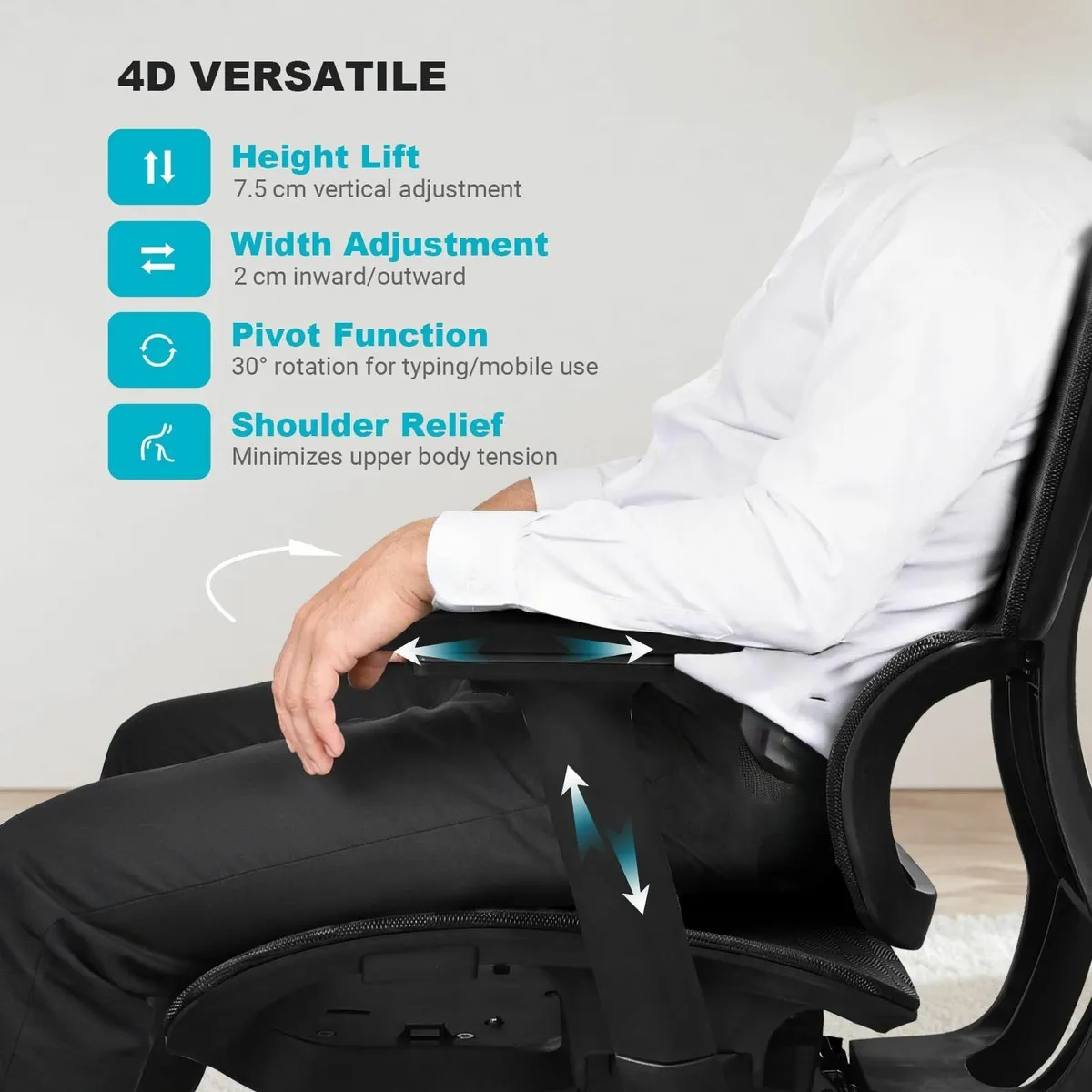 Ergonomic Office Chair – High Back Adaptive - Image 4