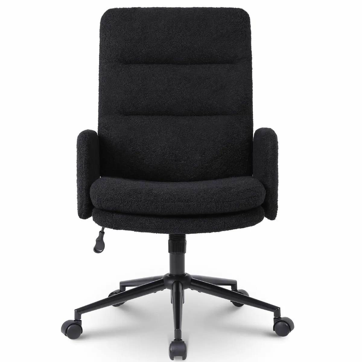 Office Chair for Home Teddy Fleece Desk Computer - Image 1