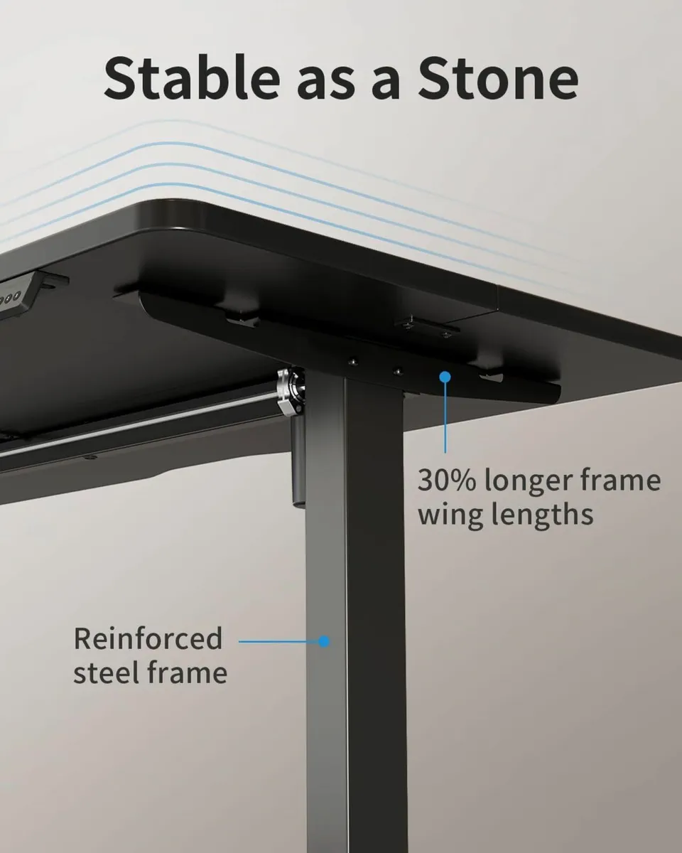 Electric Standing Desk For Gaming 100 x 60 cm - Image 4