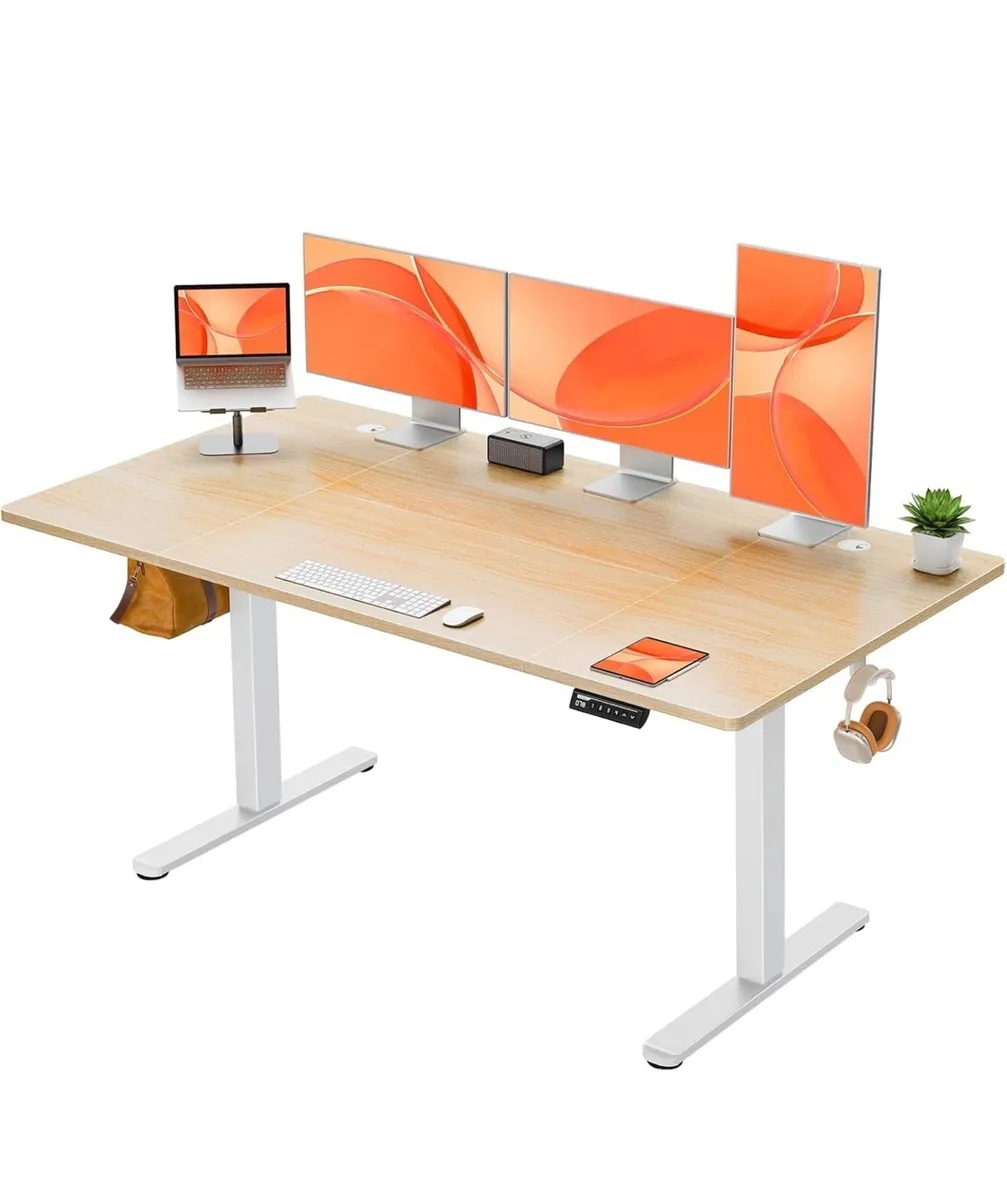 Electric Standing Desk Height Adjustable 160 x 80c - Image 2