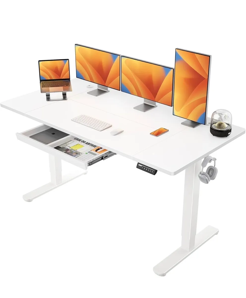 Electric Standing Desk Height Adjustable 160 x 80c - Image 1