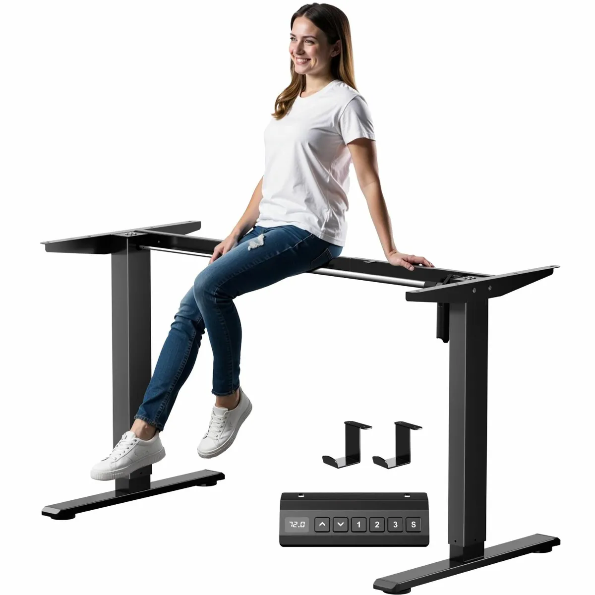Electric Standing Desk Frame Height Adjustable - Image 1
