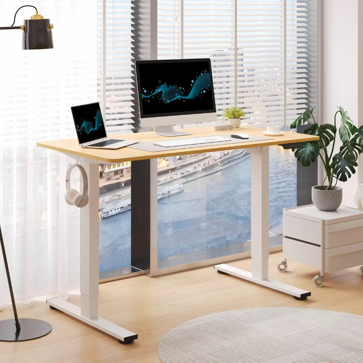 ONE PIECE Electric Standing Desk Sit Stand Table - Image 2
