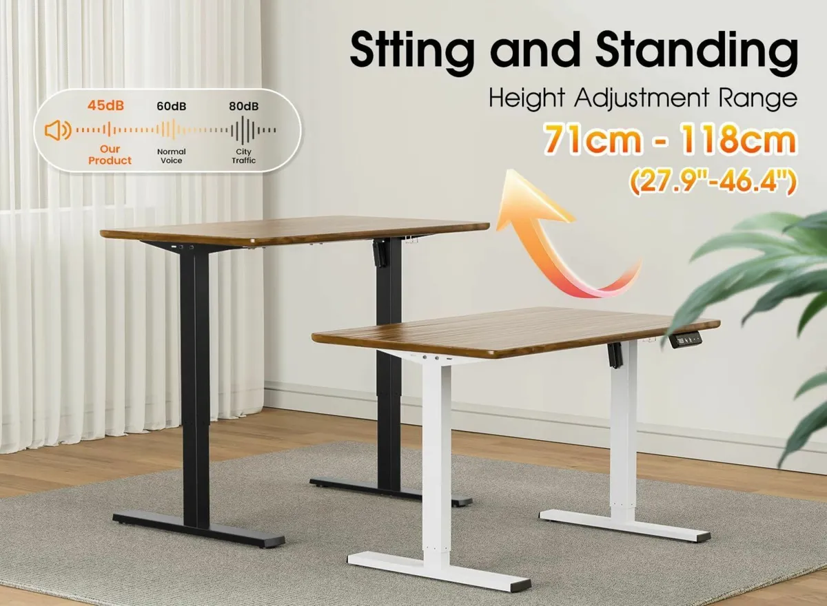 Standing Desk Frame Electric Stand up Height - Image 3