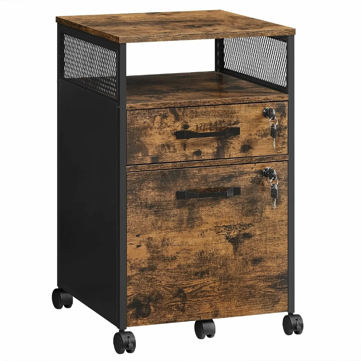 Filing Cabinet Mobile File with 2 Lockable - Image 1