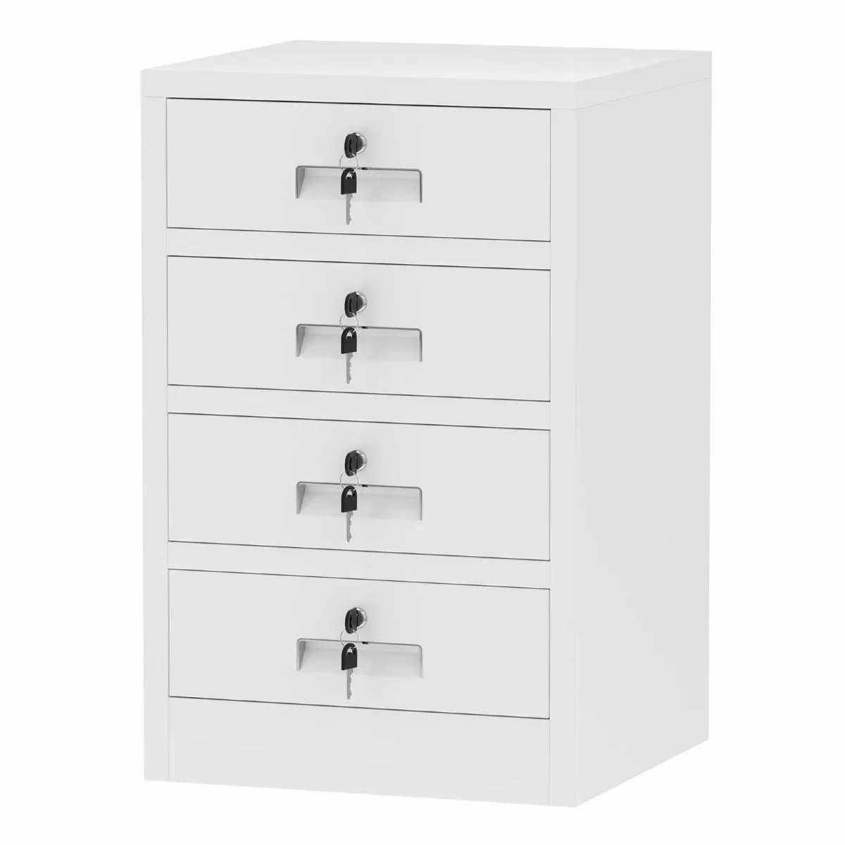 Metal Storage Cabinet with Lockable Drawers for - Image 1