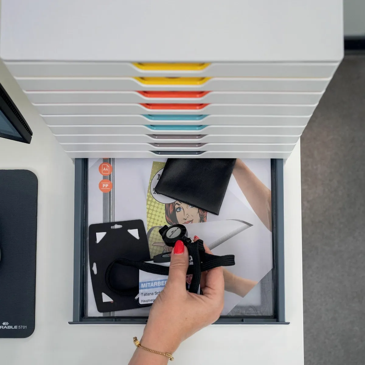 VARICOLOR® MIX 10 Drawer Unit - Desktop Set with - Image 2