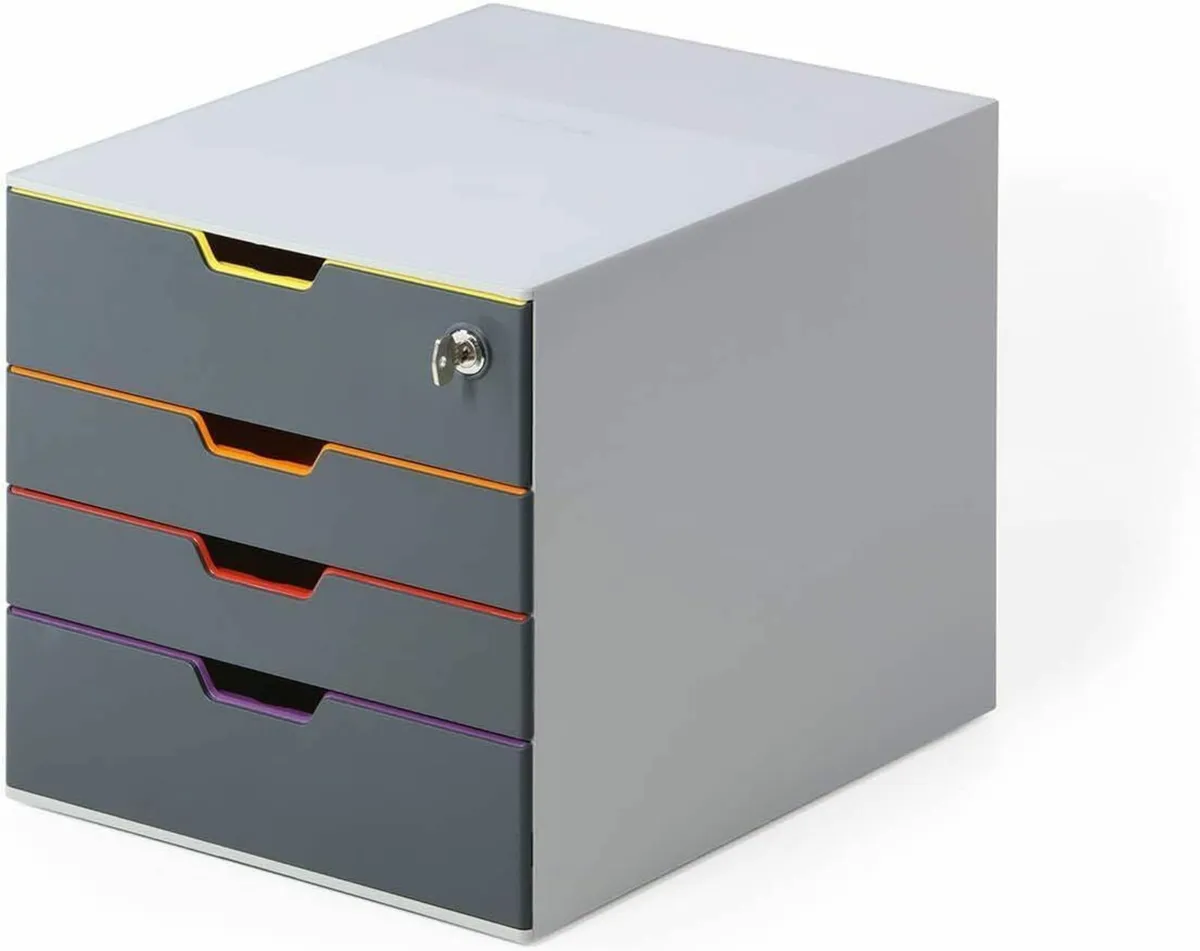 VARICOLOR® 4 Lockable Drawer Unit - Desktop Set - Image 1