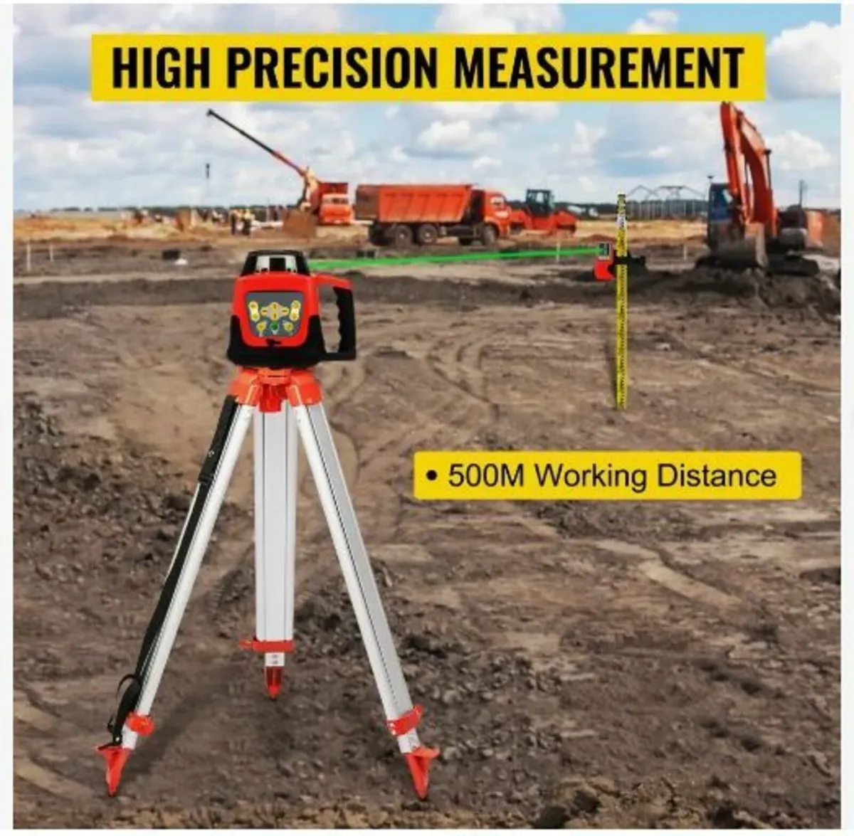 Green Rotary Laser Level Kit - Image 2