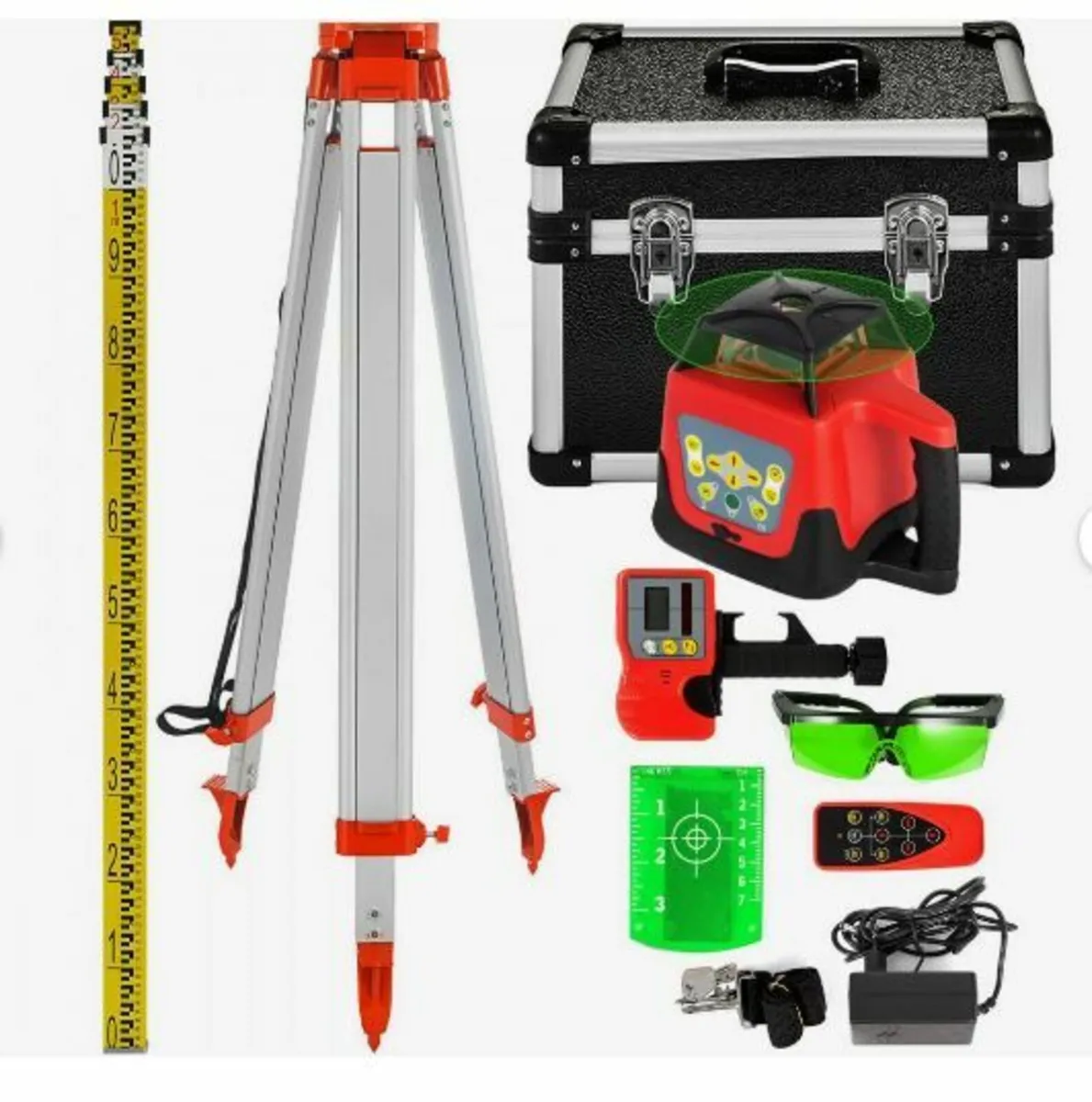 Green Rotary Laser Level Kit - Image 1