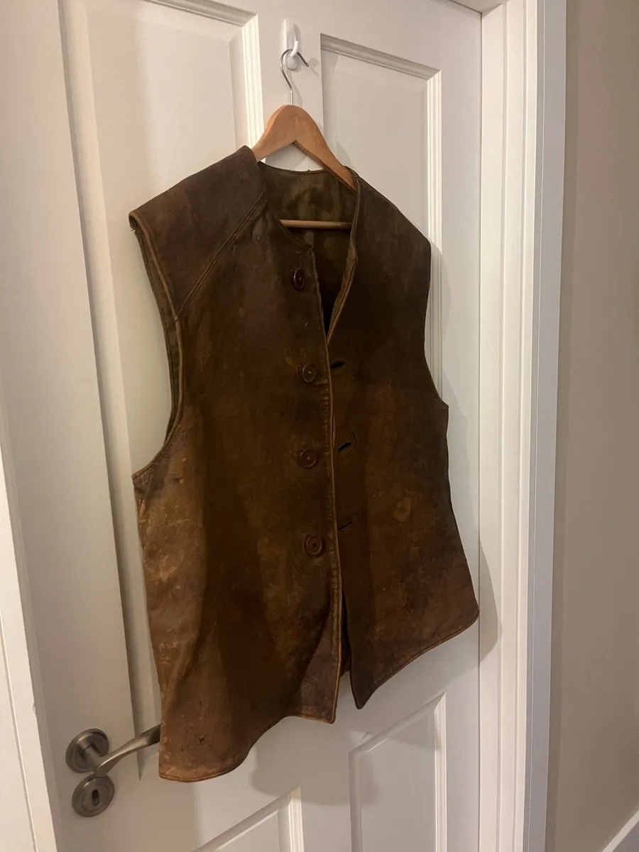 WW2 British Jerkin Leather Jacket - Image 4