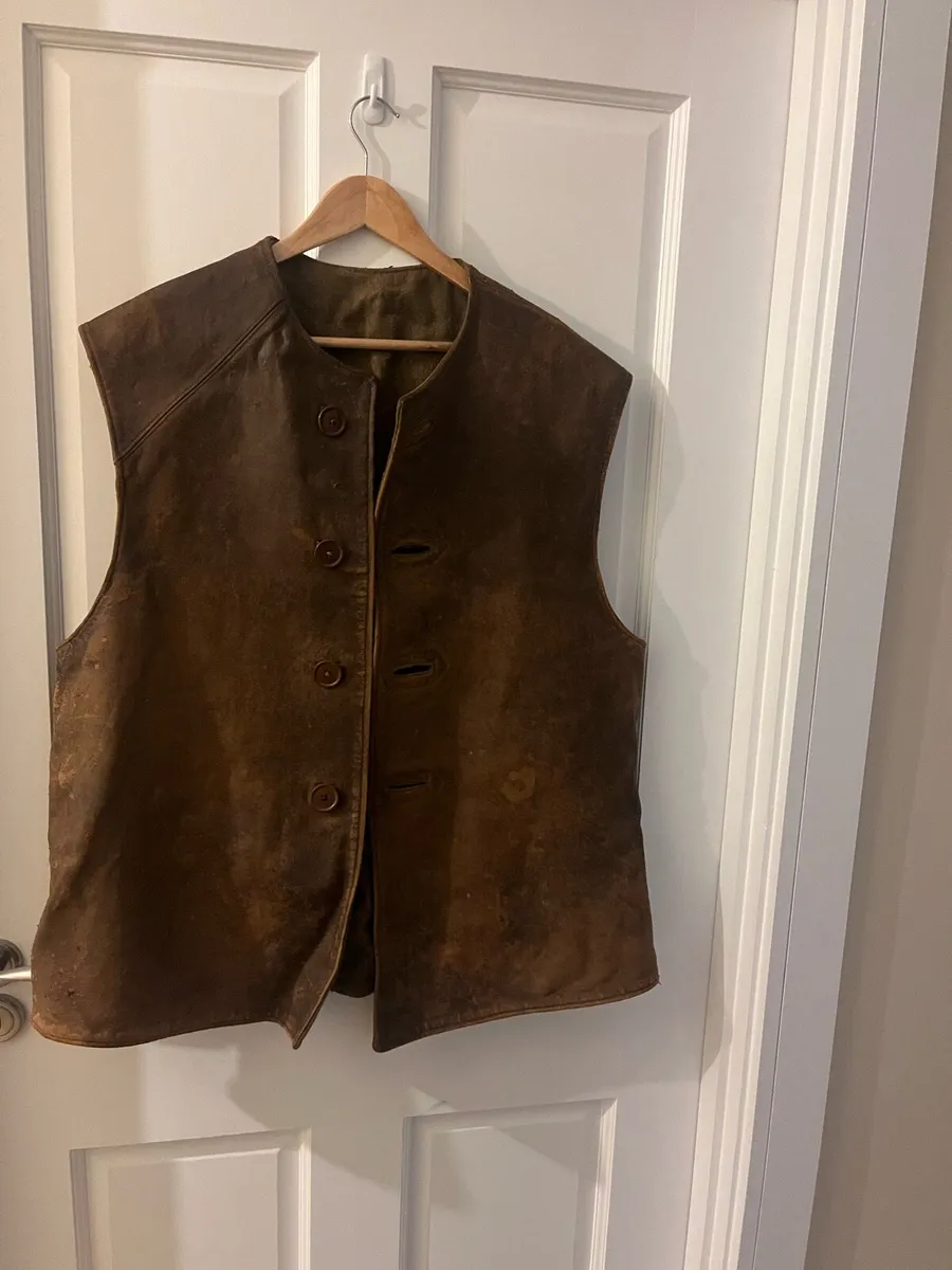 WW2 British Jerkin Leather Jacket - Image 3