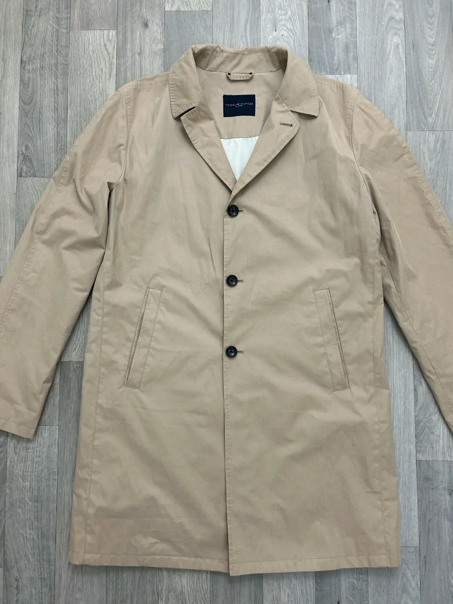 Tommy Hilfiger Trench Coat Overcoat Mens 54 XL - Image 2