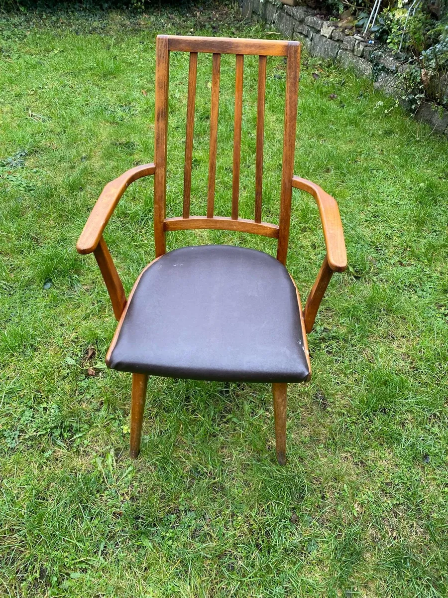 Mid century elbow chairs - Image 4
