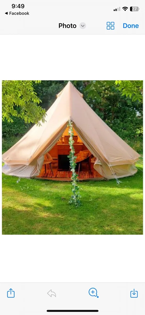 Full 100 % Full Canvas Professional Bell Tents - Image 4