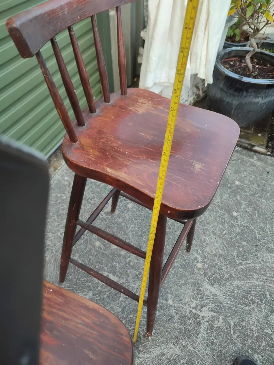 Pair of High Stools - Image 4