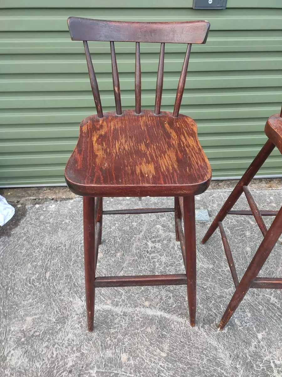 Pair of High Stools - Image 2