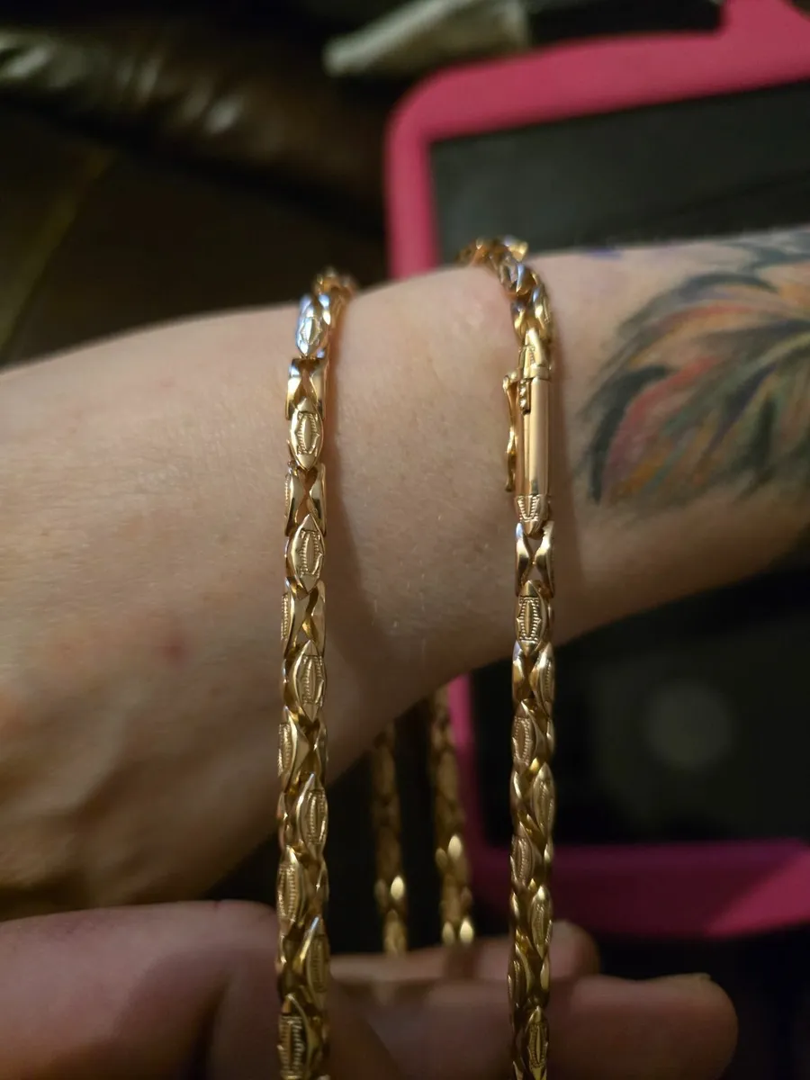 Gold 585 necklace - Image 1