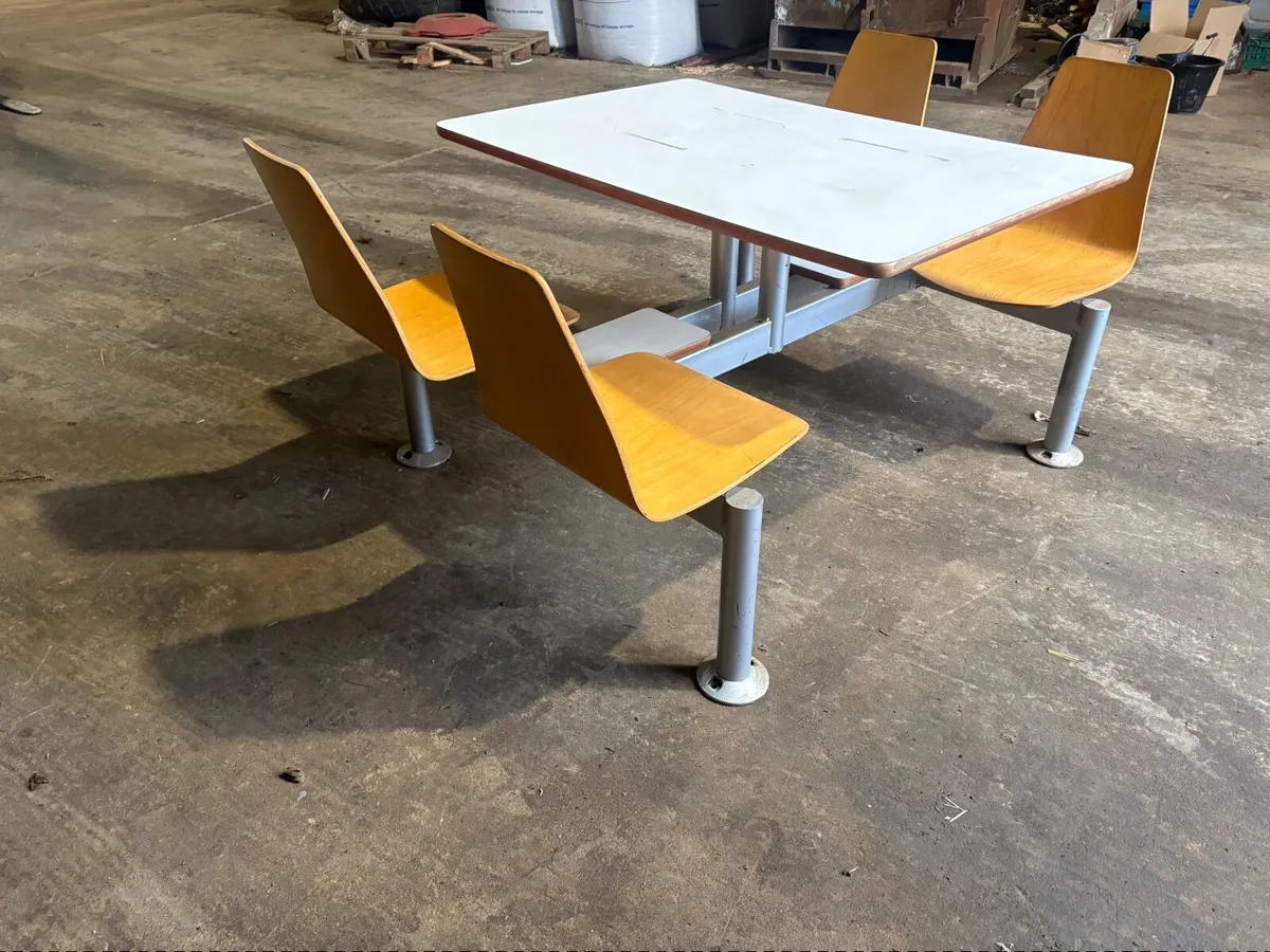 Canteen table and chairs