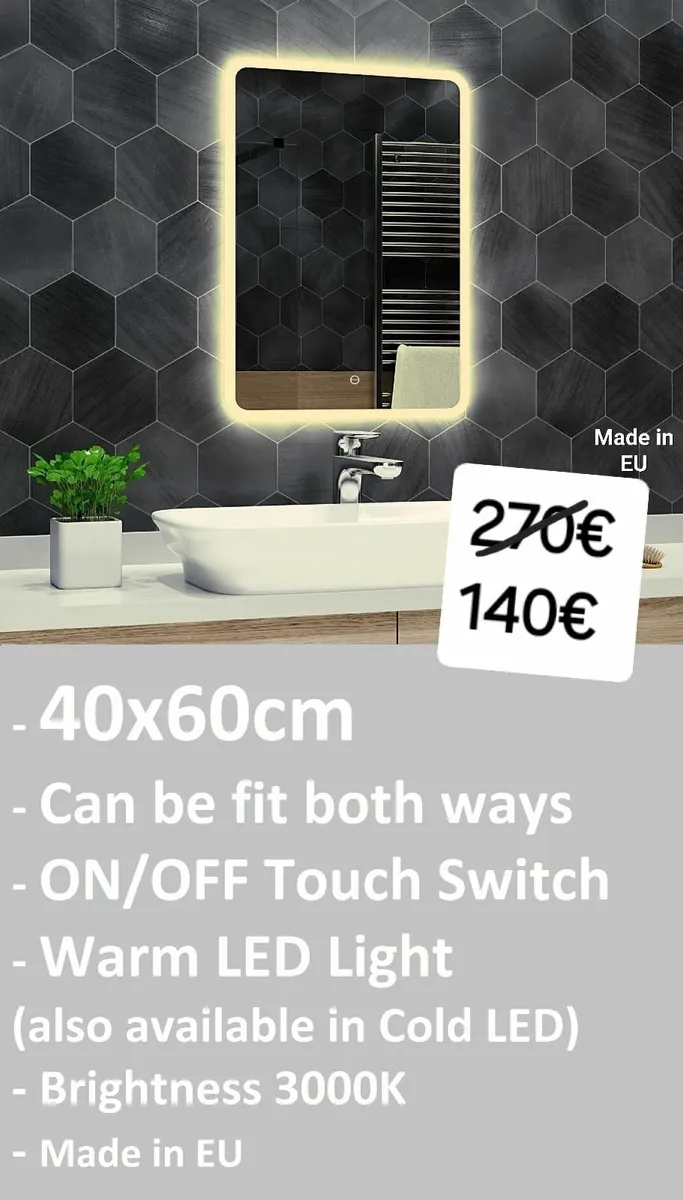 LED Bathroom Mirror - Image 1