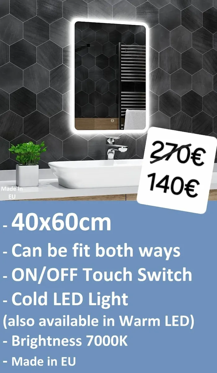 LED Bathroom Mirror - Image 2