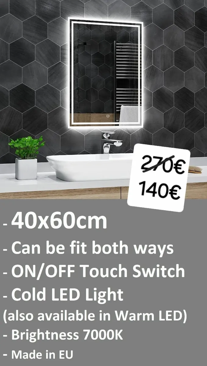 LED Bathroom Mirror - Image 1
