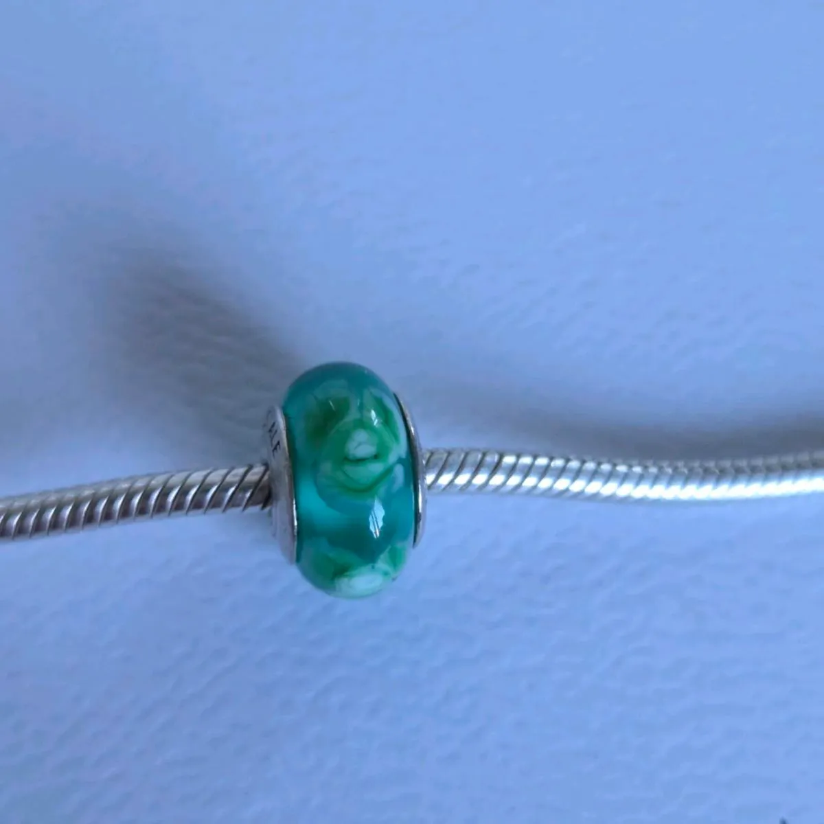 Pandora flower charm murano glass - Image 1